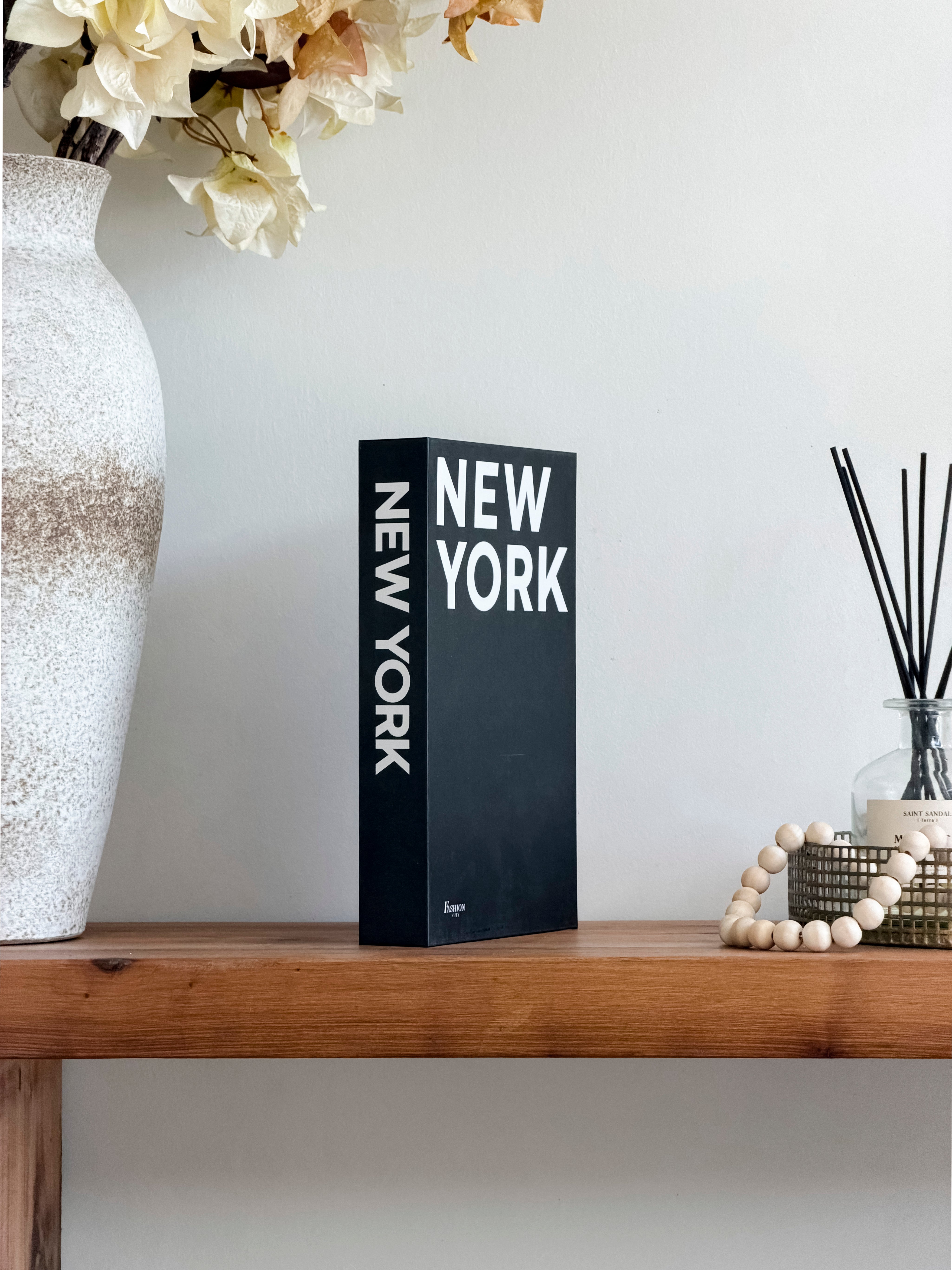 Imitación libro "New York Black"