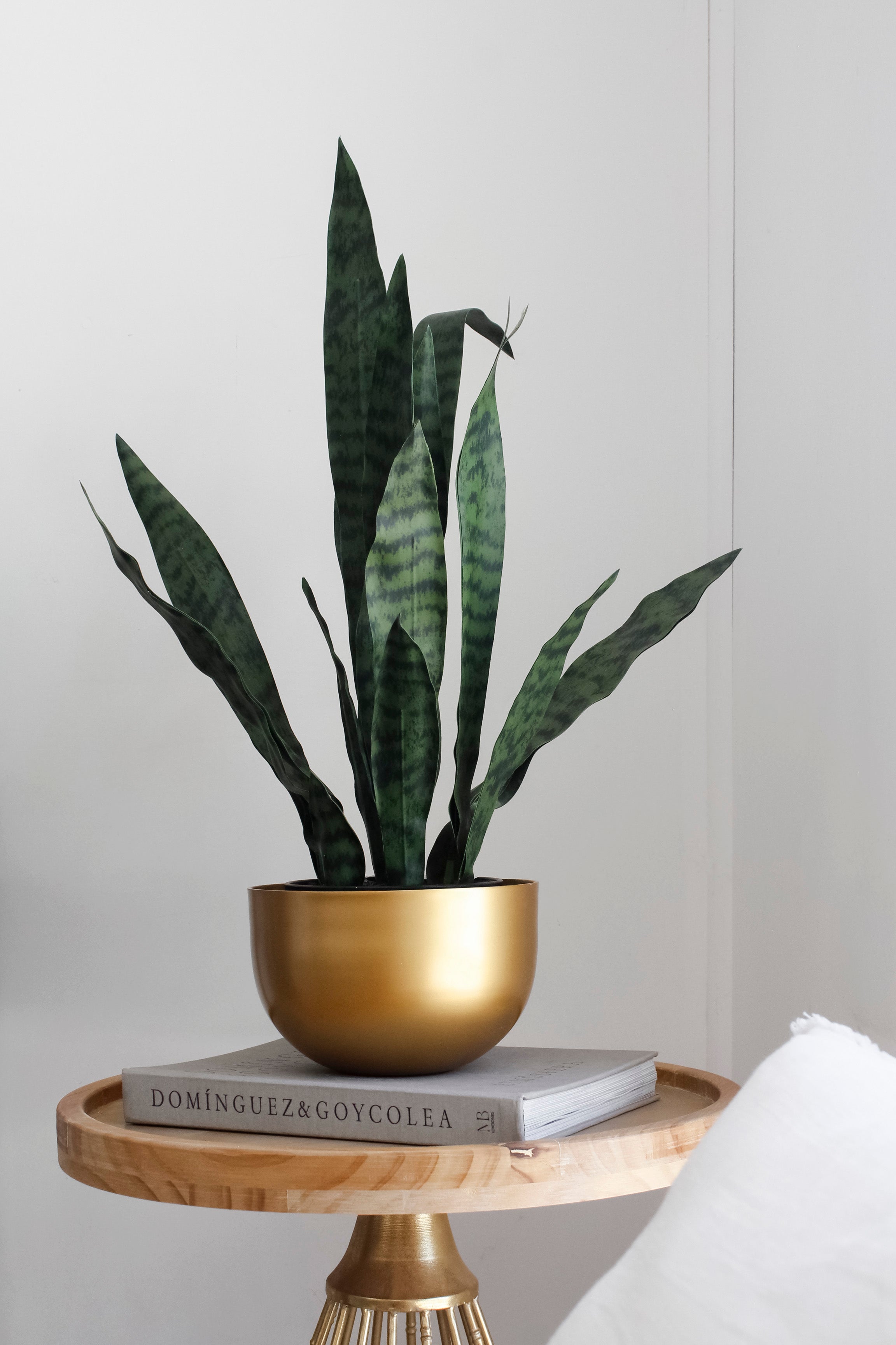 Macetero Bowl Dorado