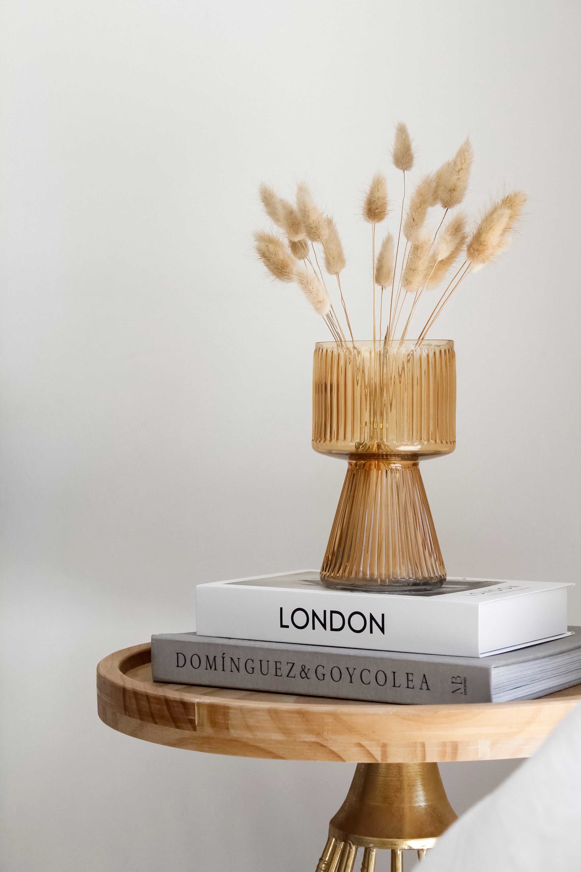 Florero Copón Rayas Ámbar