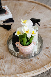 Florero Cerámica Salmón