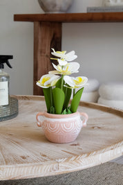 Florero Cerámica Salmón