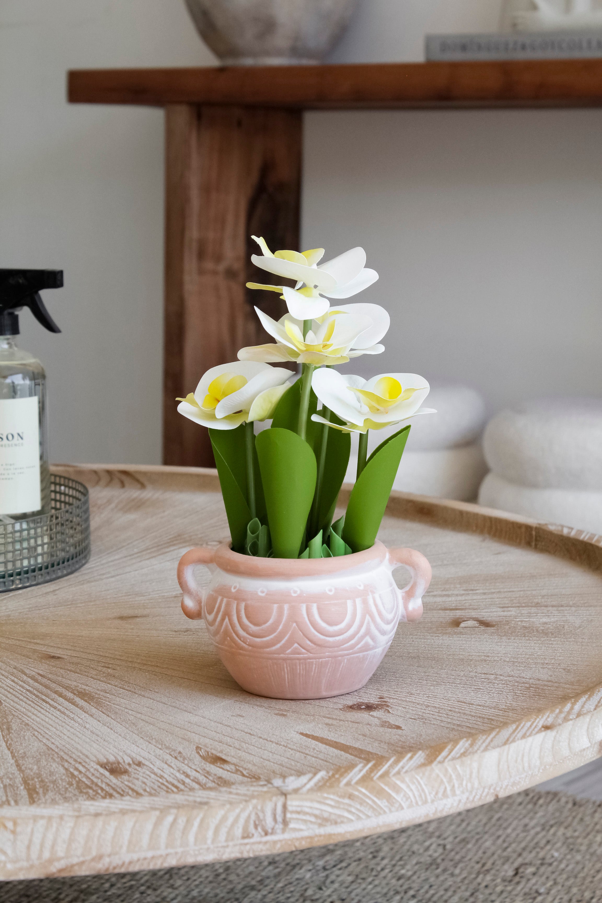 Florero Cerámica Salmón