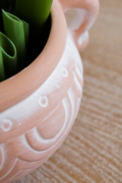 Florero Cerámica Salmón