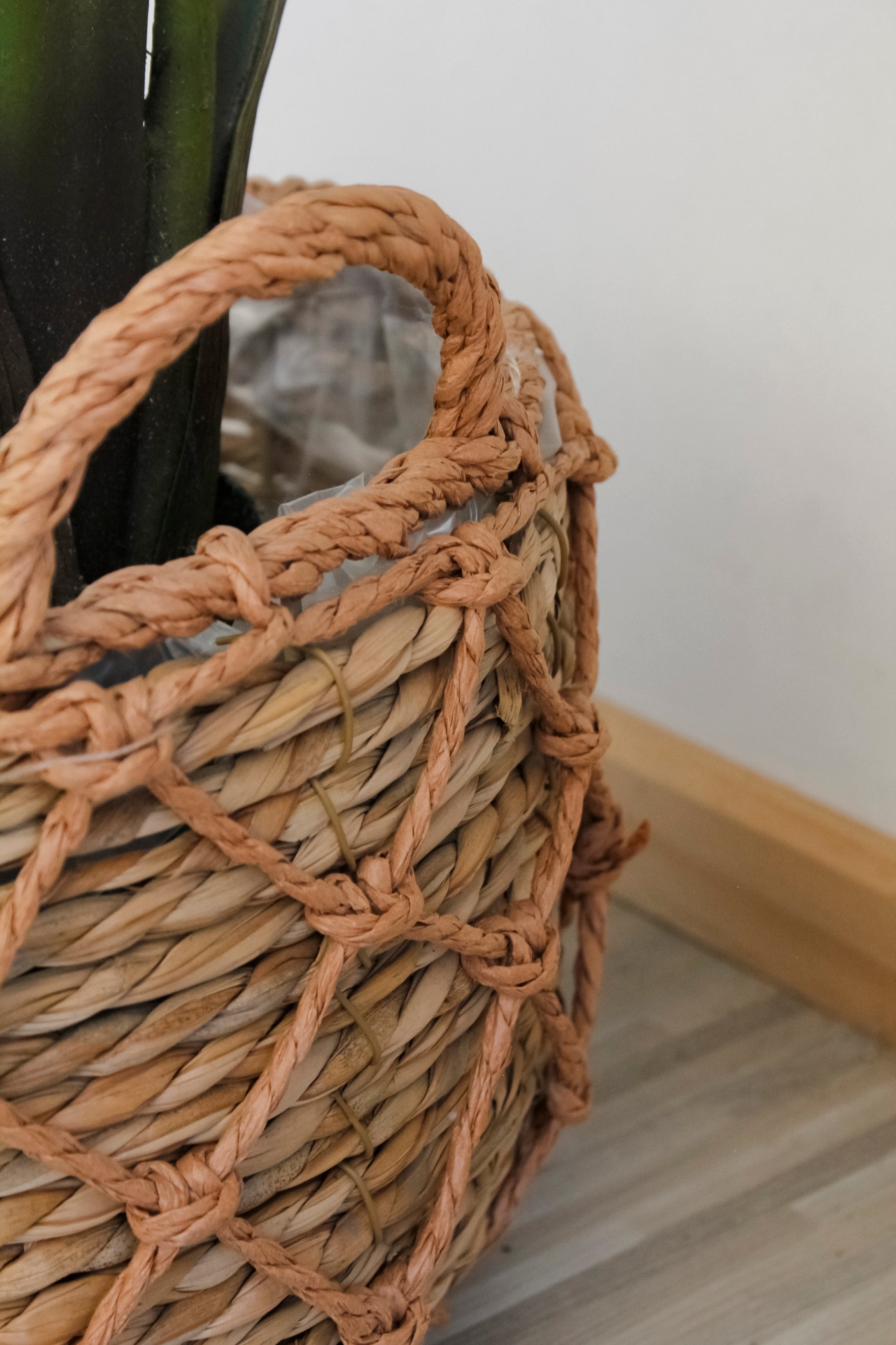 Macetero Fibra Entrelazado