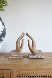 Topes de libro Manos