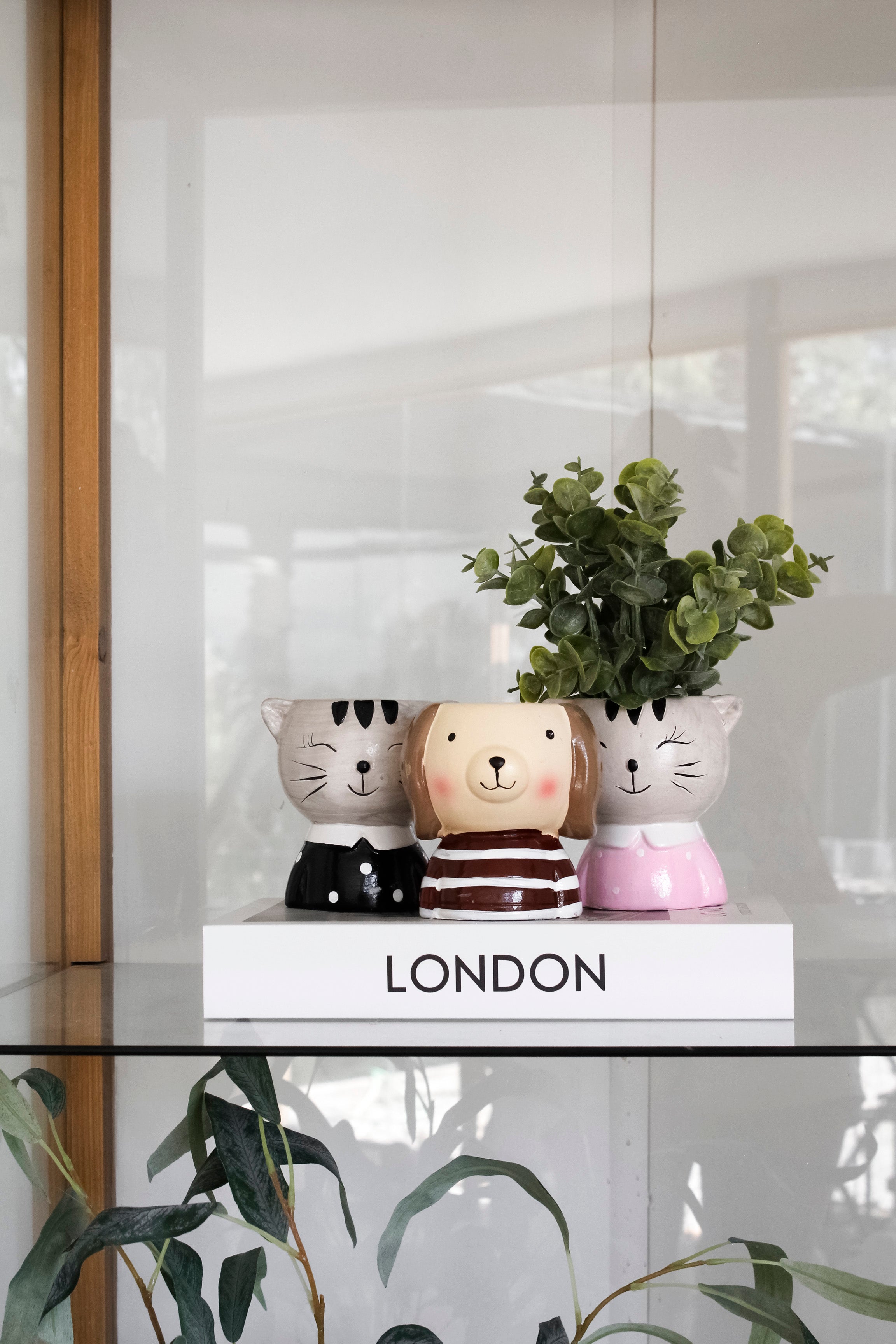 Macetero Cerámica Animales