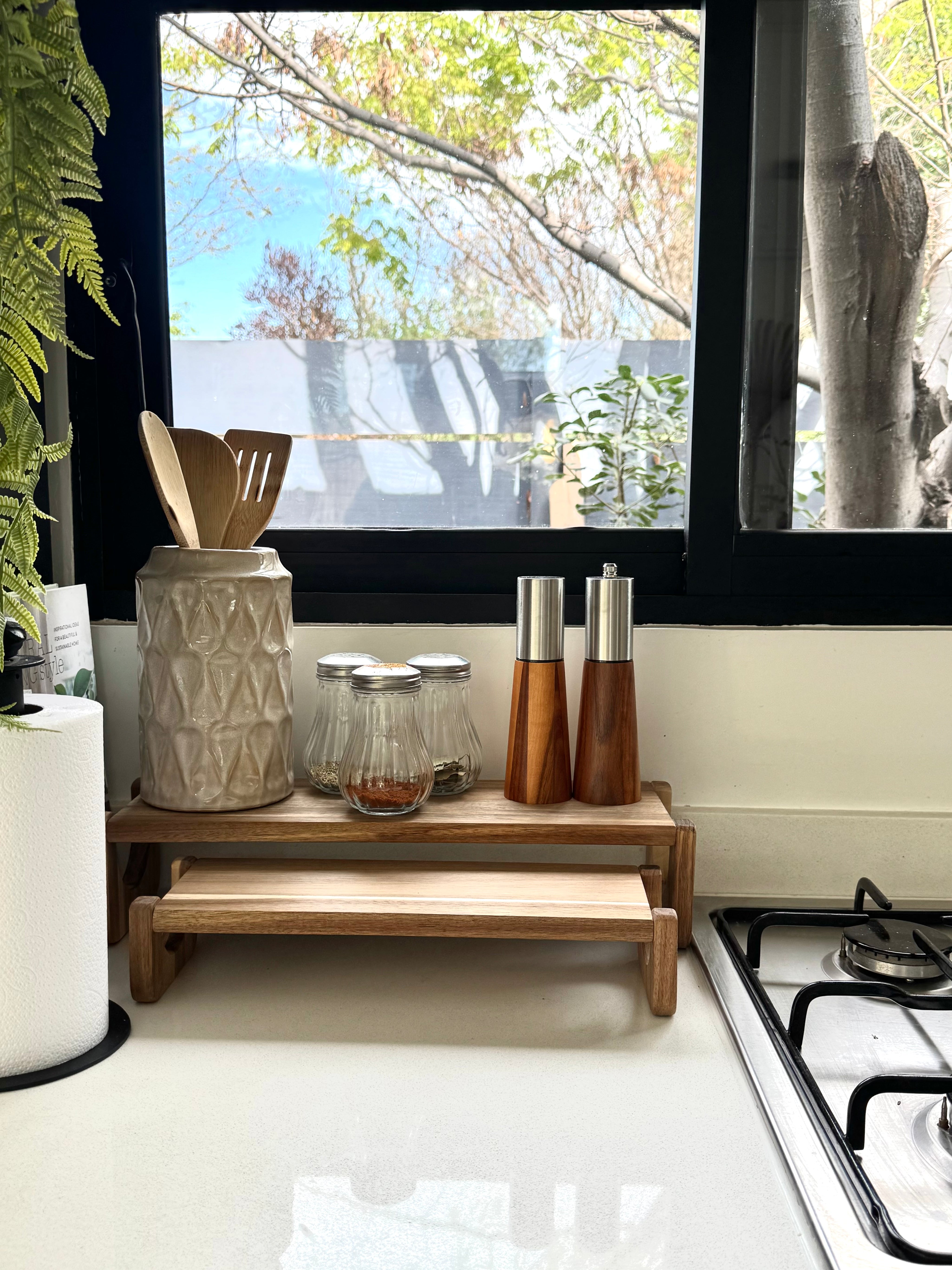 Bandeja Pedestal Madera