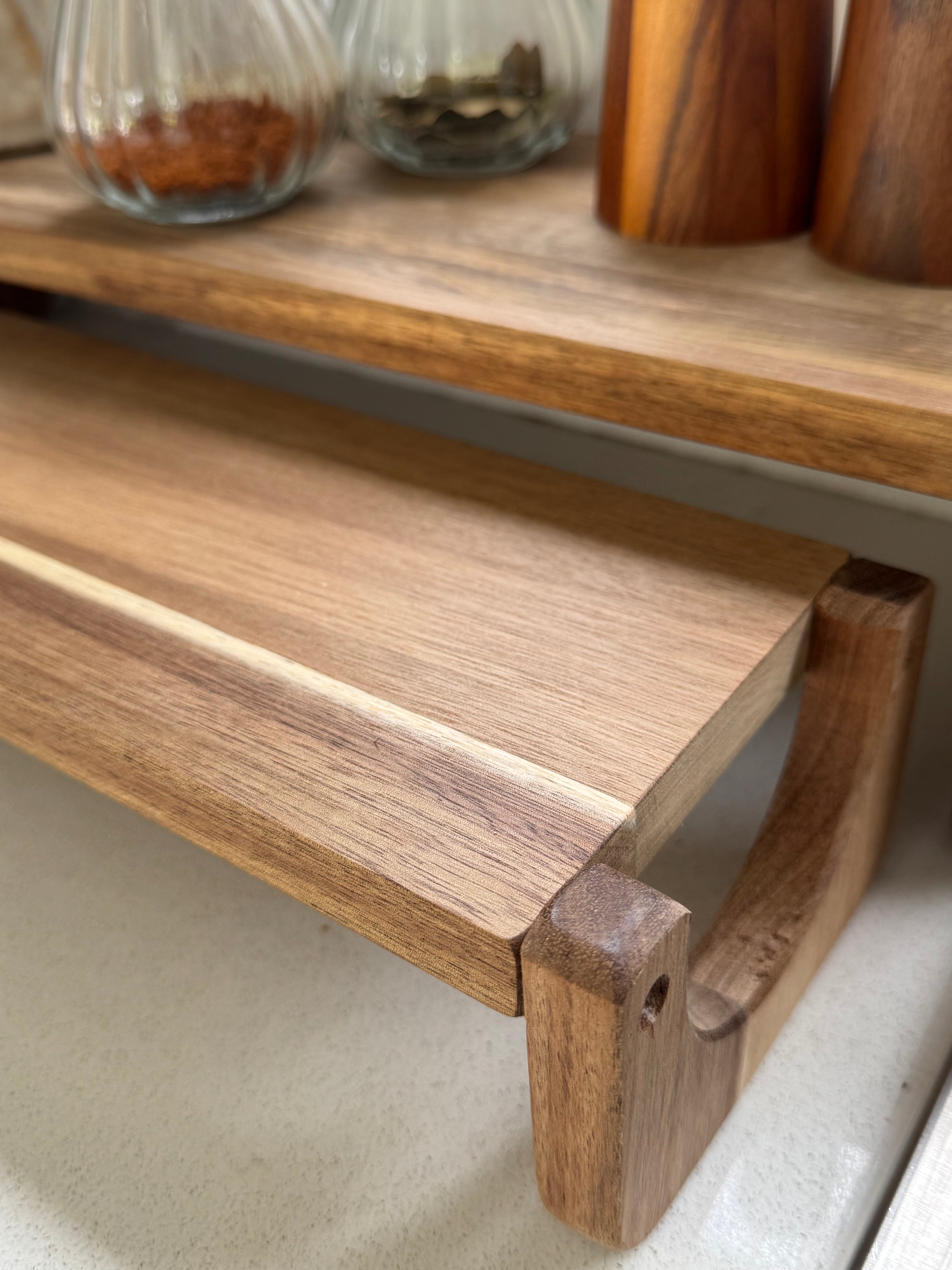 Bandeja Pedestal Madera