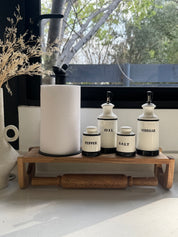 Set Alcuza Blanco Negro