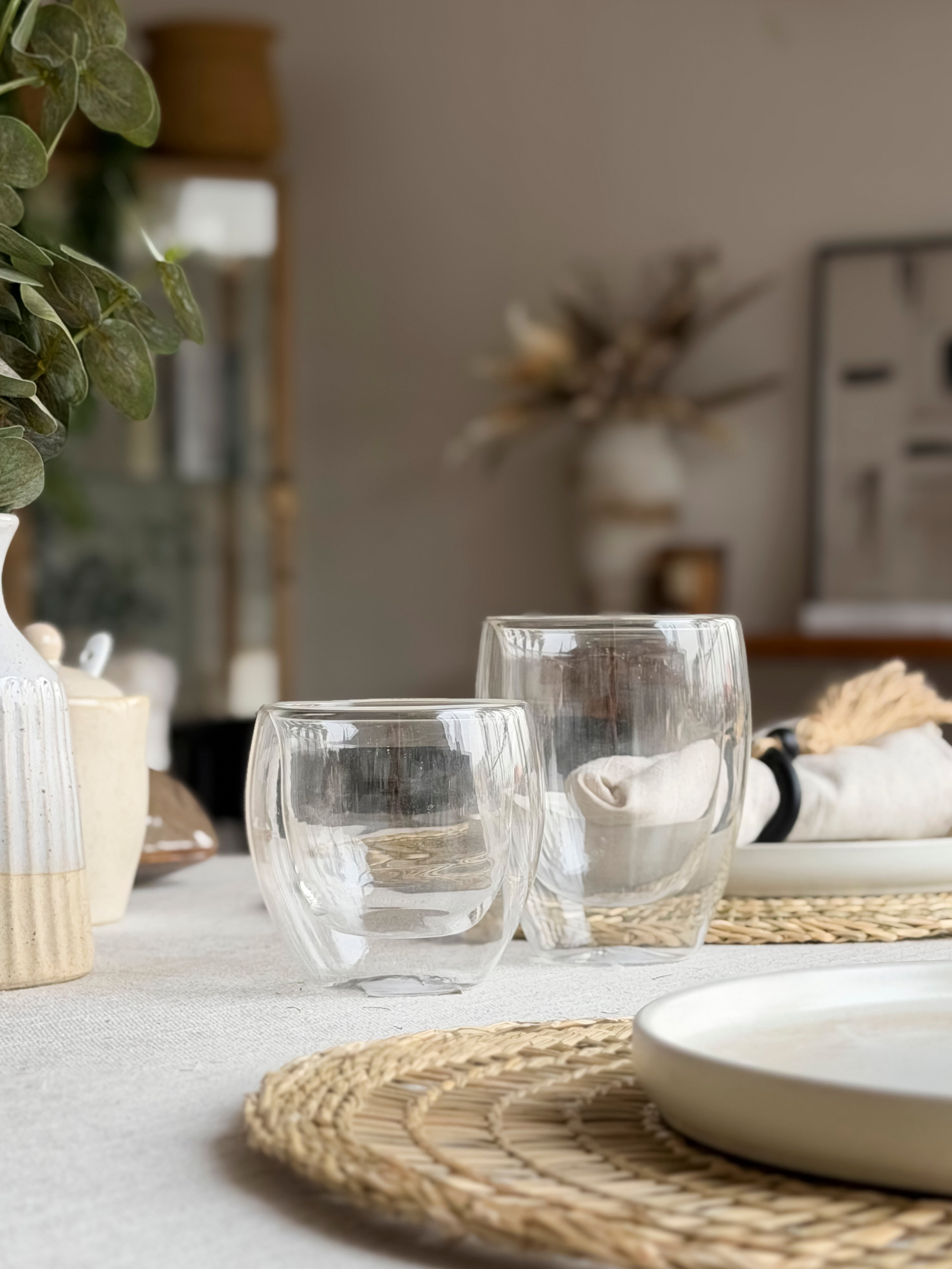 Taza Doble Vidrio