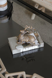 Caja Libro "Fashion" Beige