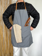 Delantal Eva Gris