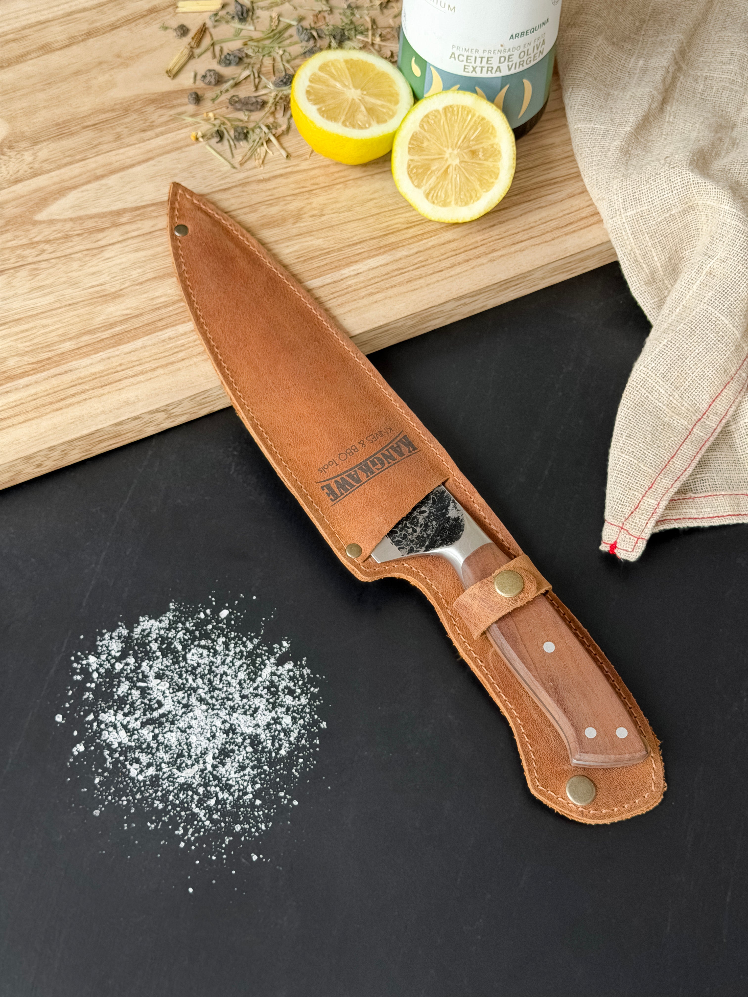 Cuchillo Curacaví Funda Café