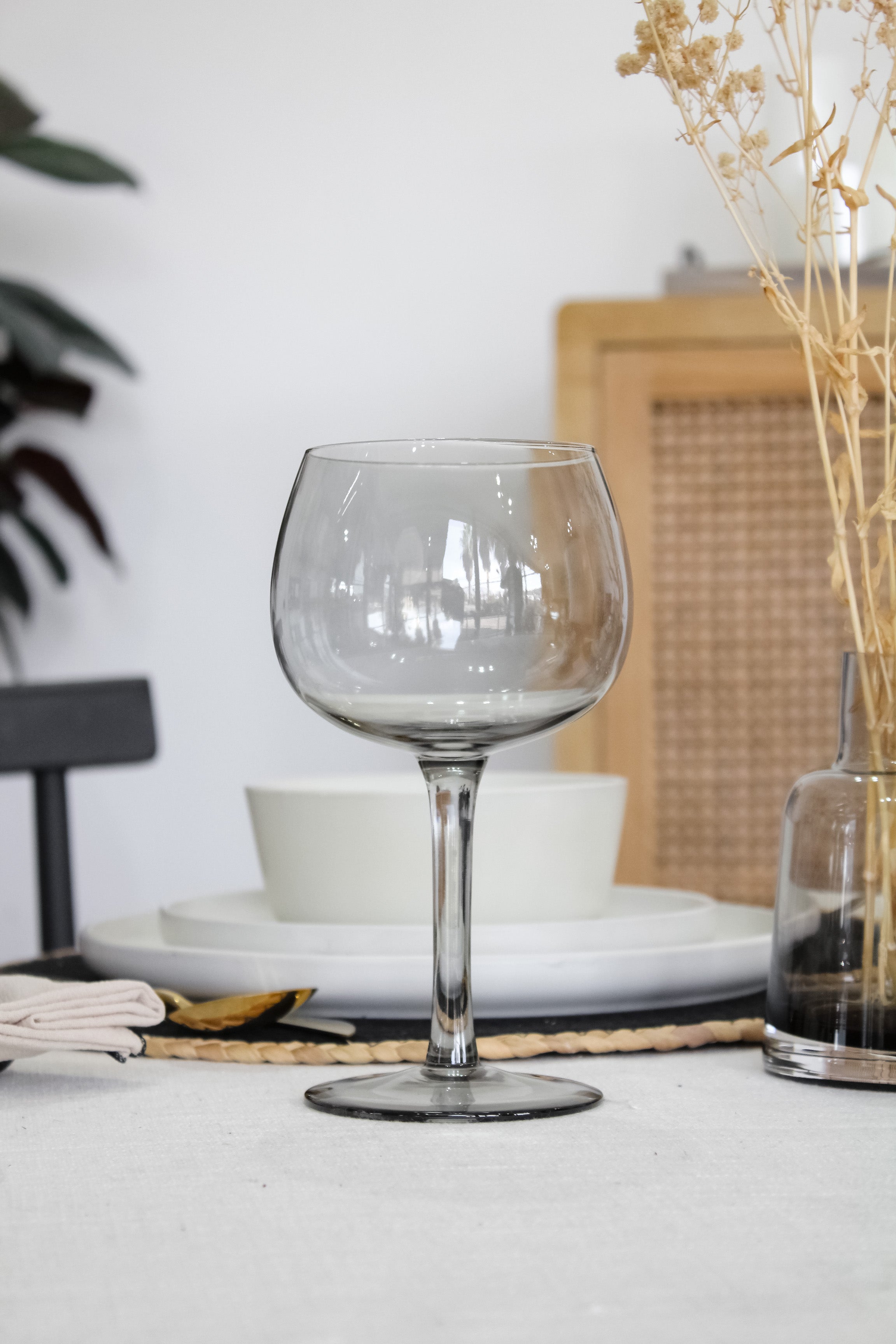 Copas Color Negro Set Copas Gin Negra – La Batea Deco
