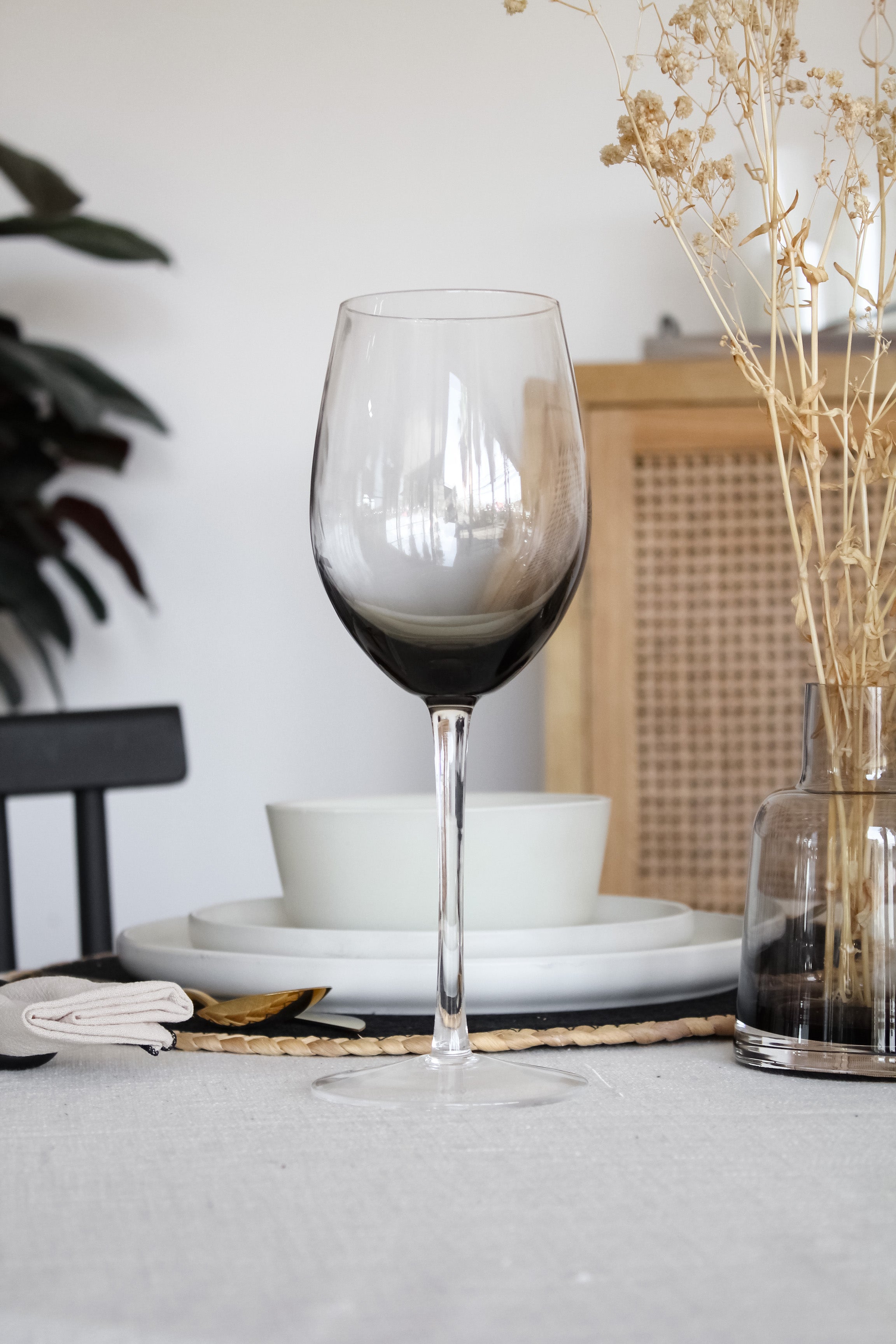 Set Copas Vino Negra