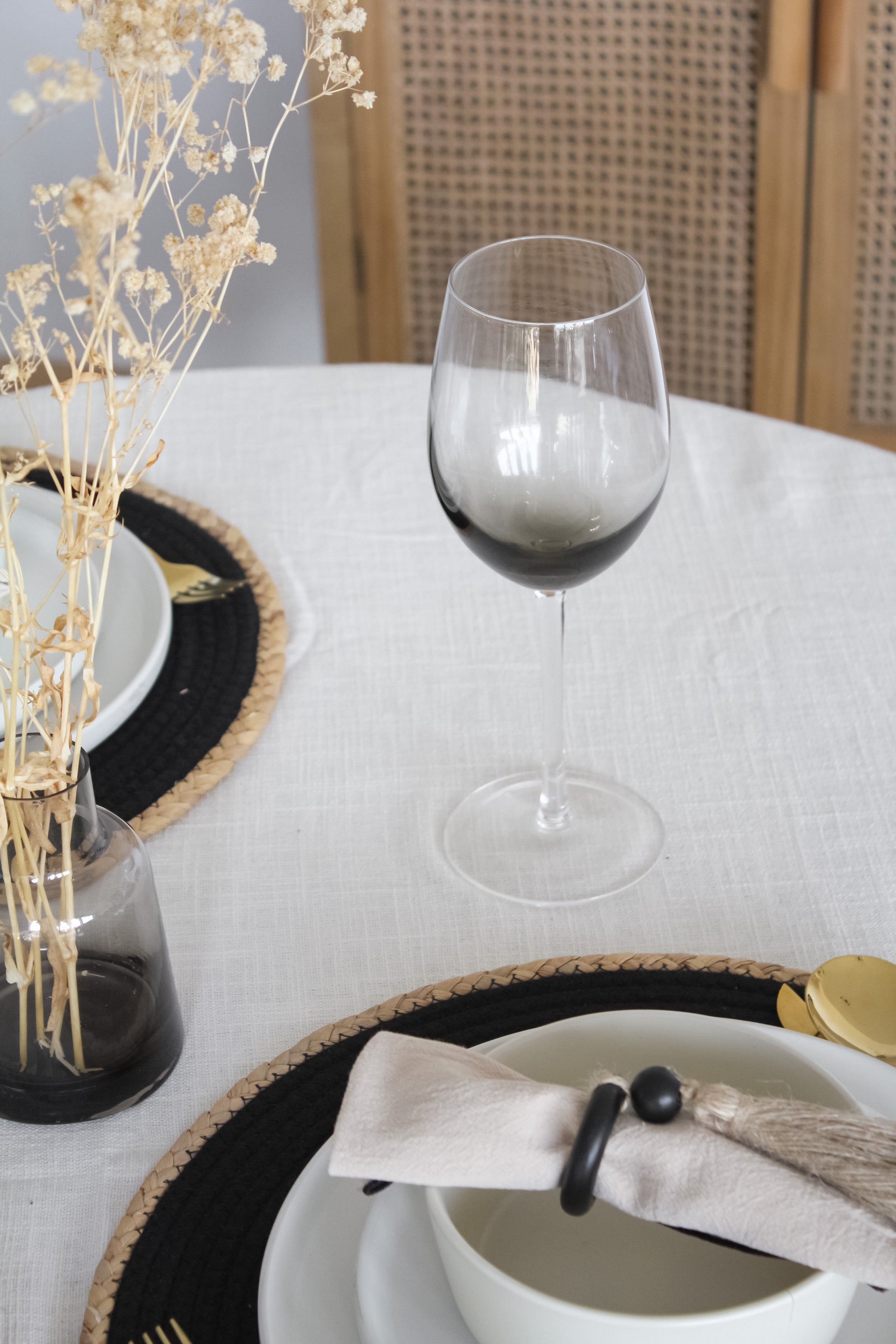 Set Copas Vino Negra