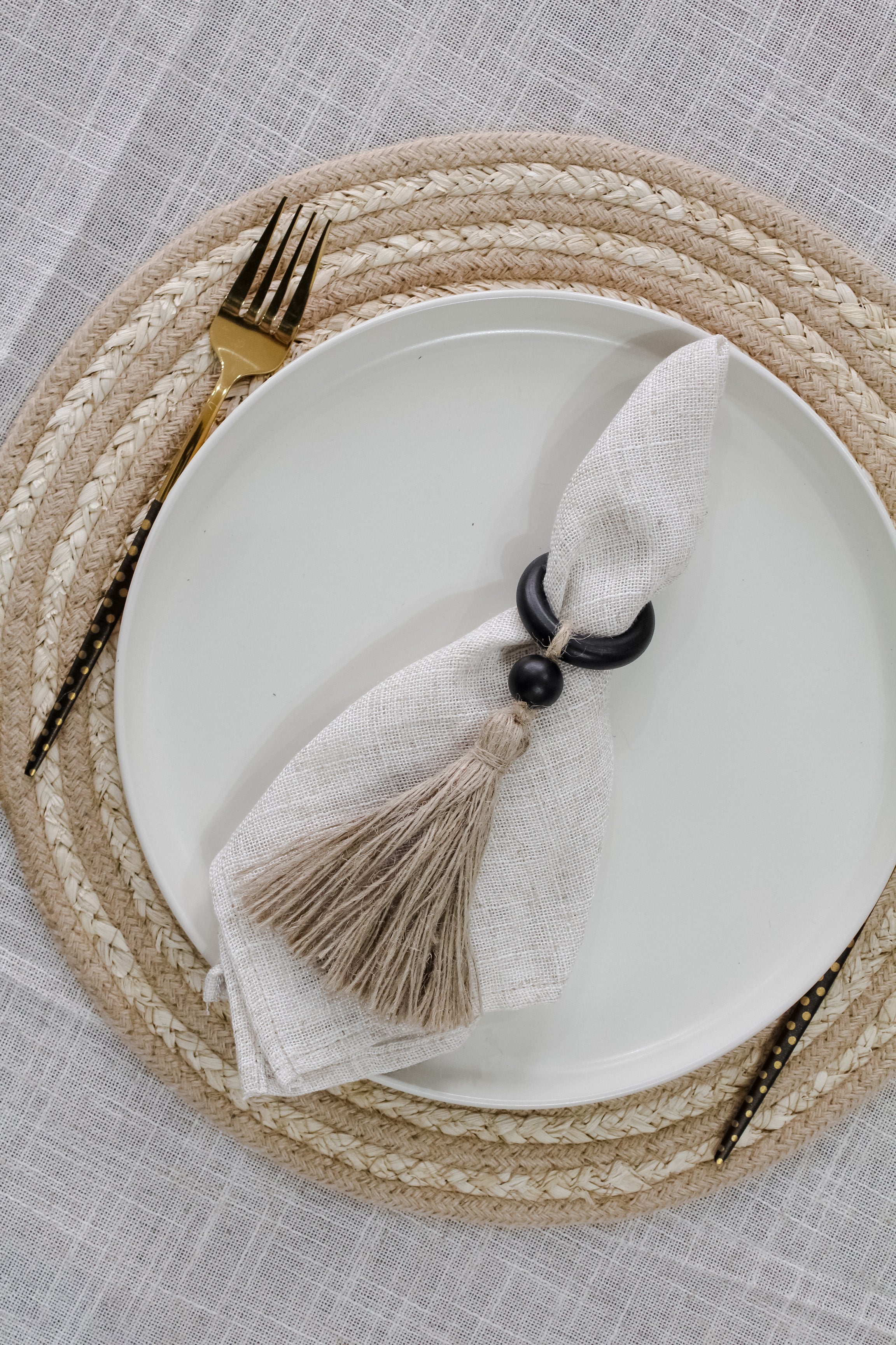 Set Servilletas Beige (x4)