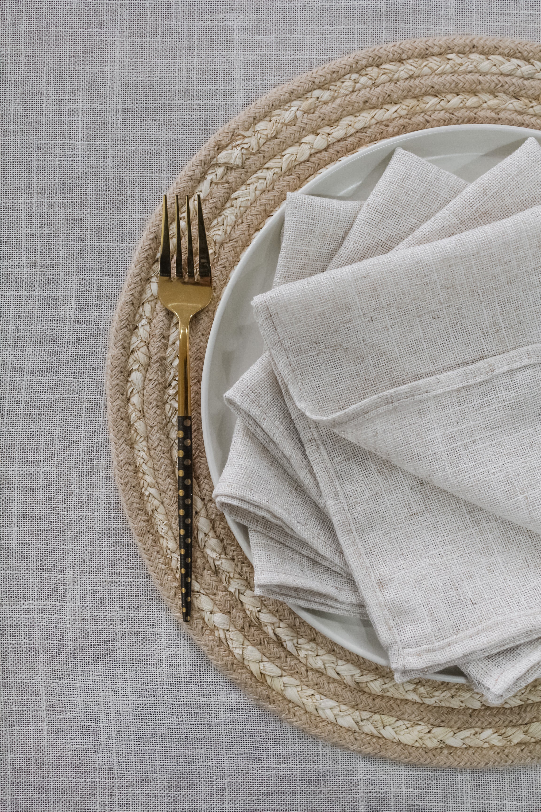 Set Servilletas Beige (x4)