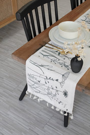 Camino de Mesa Flores Verdes