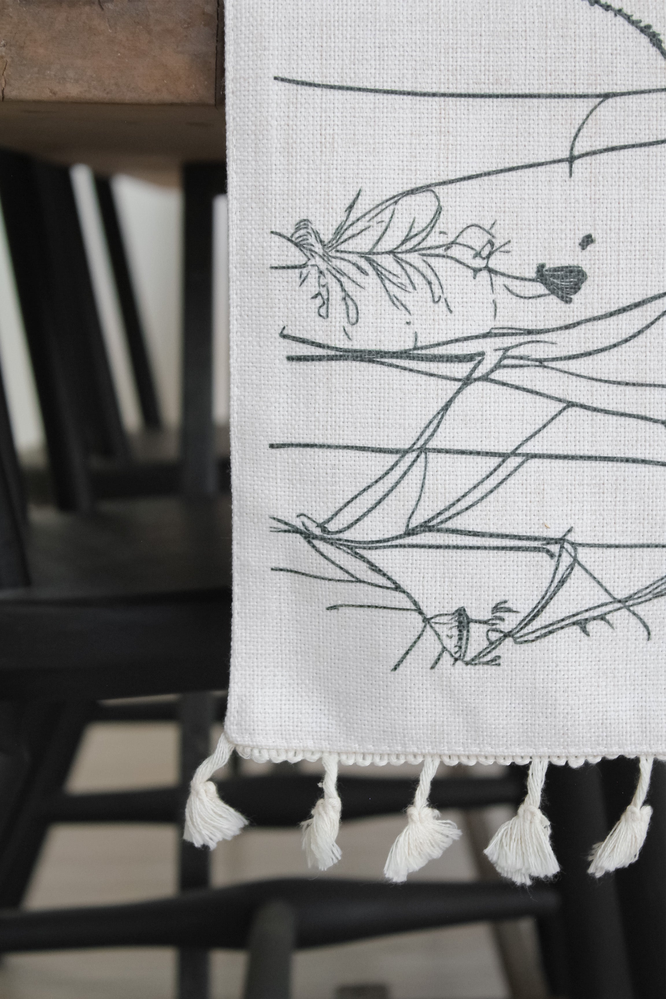 Camino de Mesa Flores Verdes