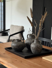 Jarron Indio Gris Jaspeado