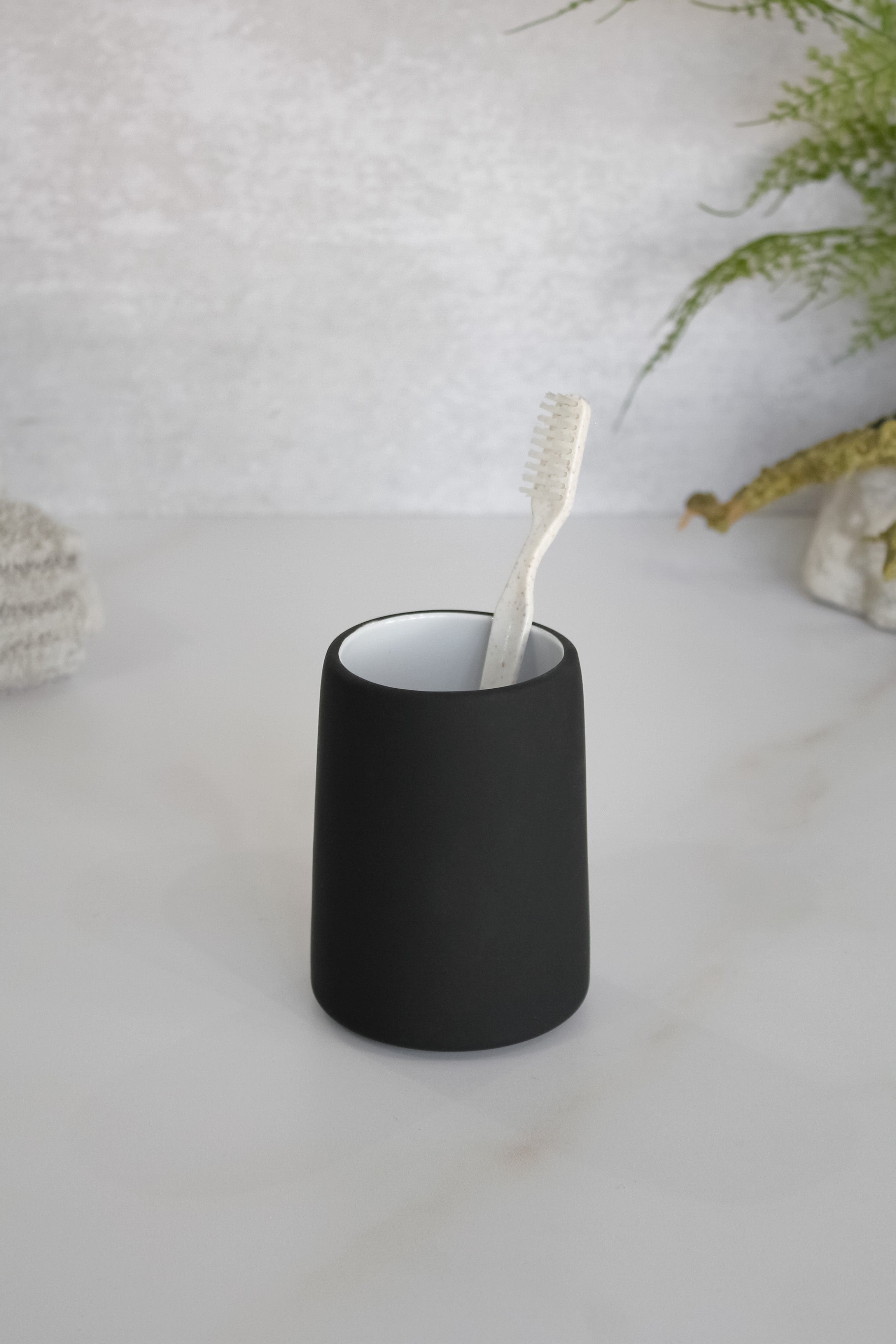 Vaso Cerámica Negro Mate