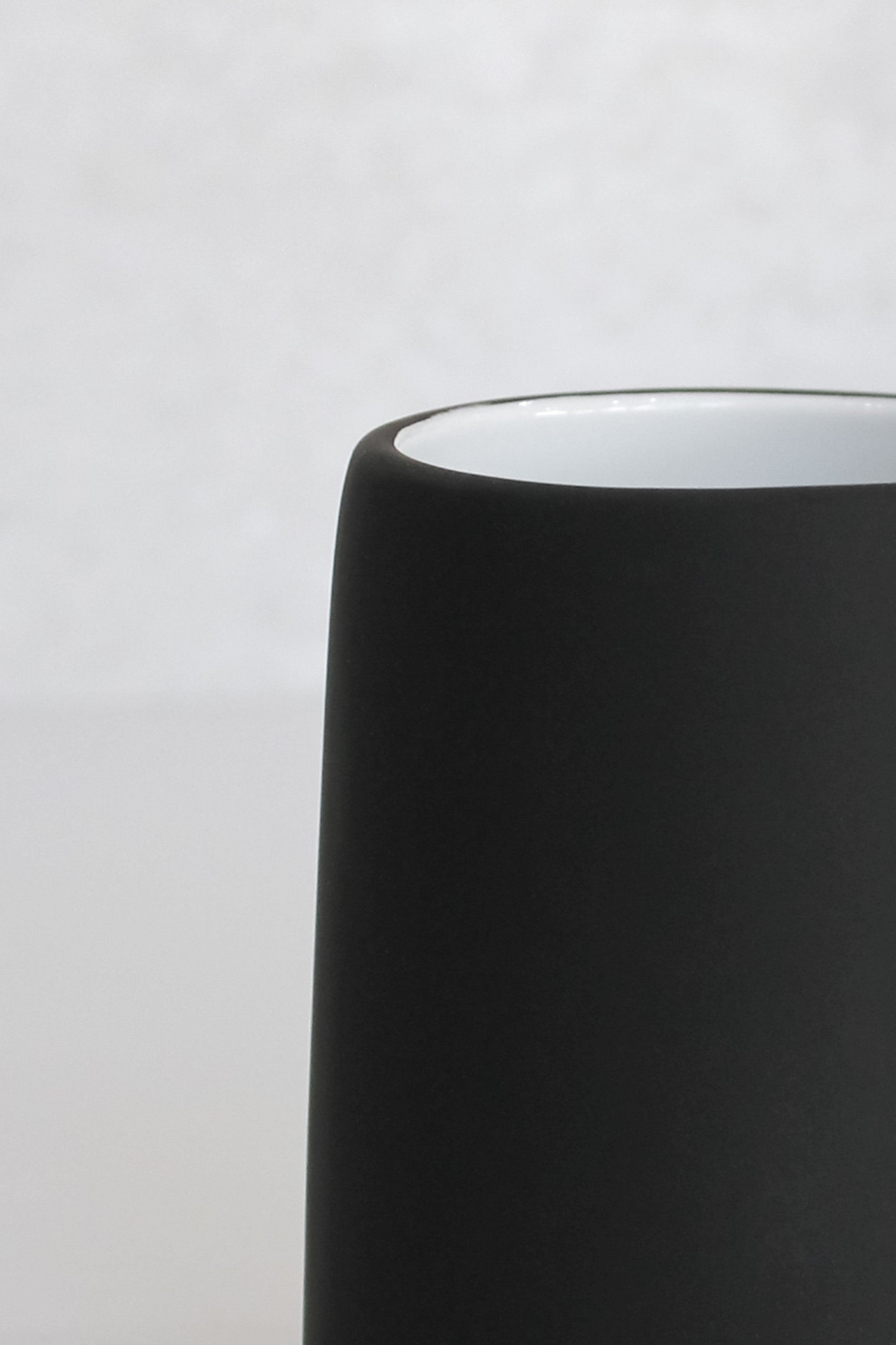 Vaso Cerámica Negro Mate