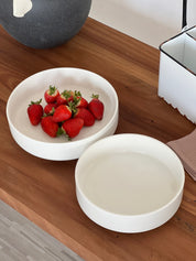 Fuente Cerámica Base Madera