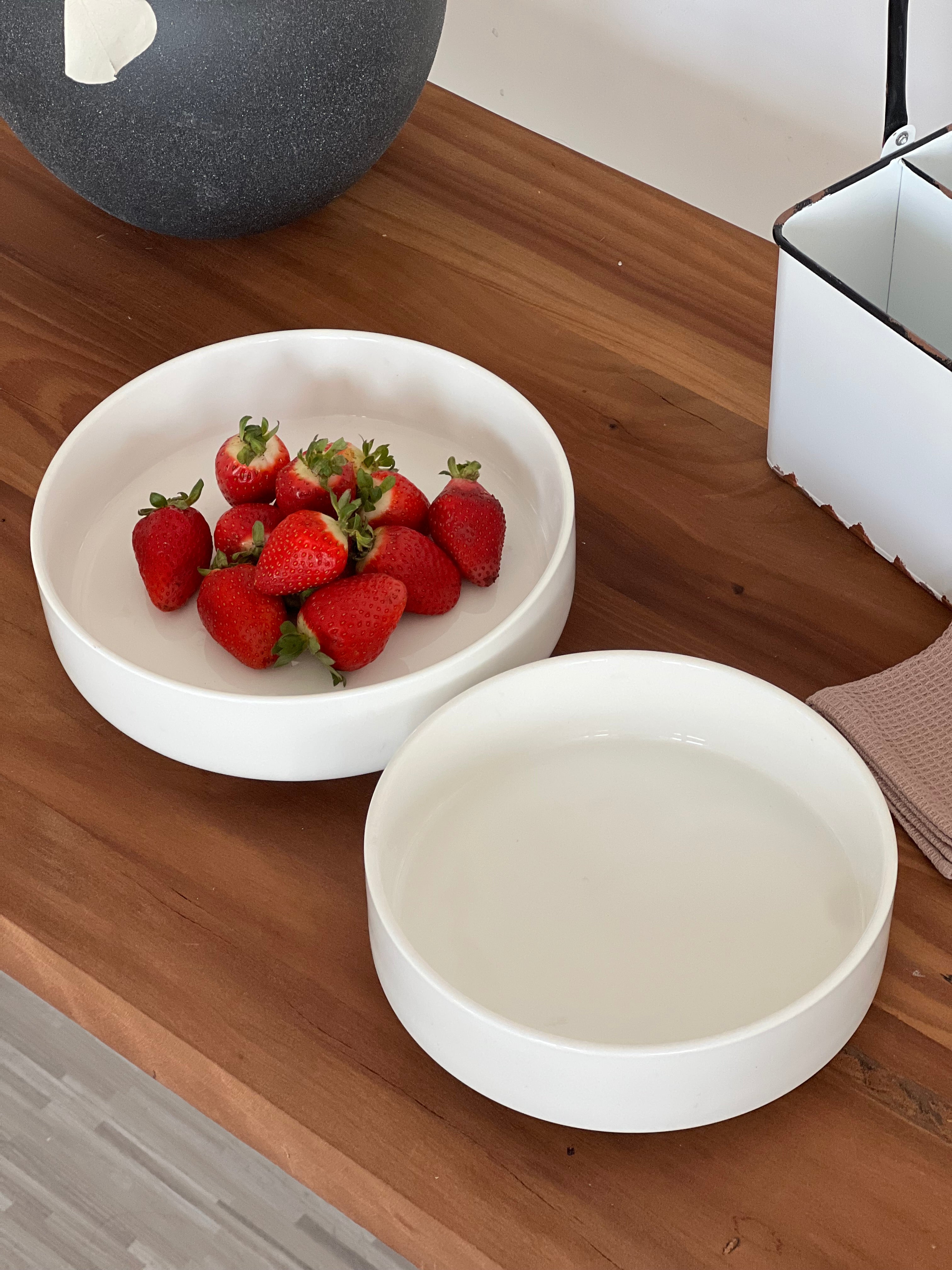 Fuente Cerámica Base Madera