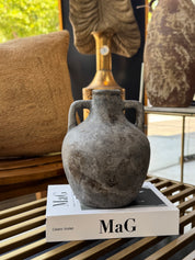 Jarron Indio Gris Jaspeado