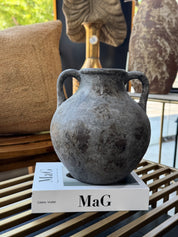 Jarron Indio Gris Jaspeado