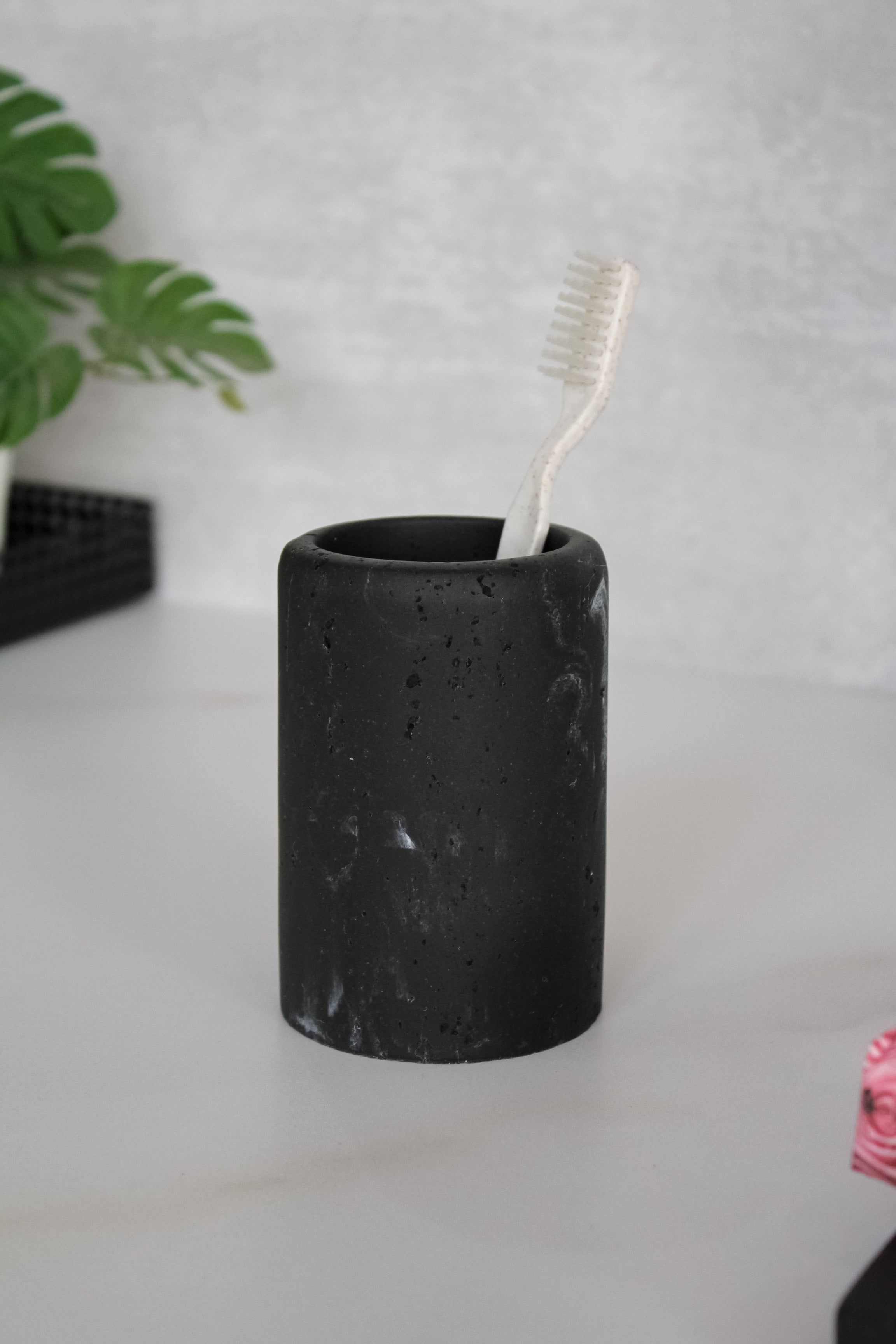 Set Baño Piedra Negro