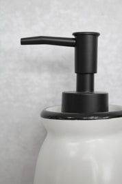 Dispensador Cerámica Borde Negro