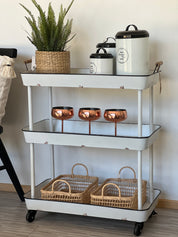 Carro Latón Enlozado