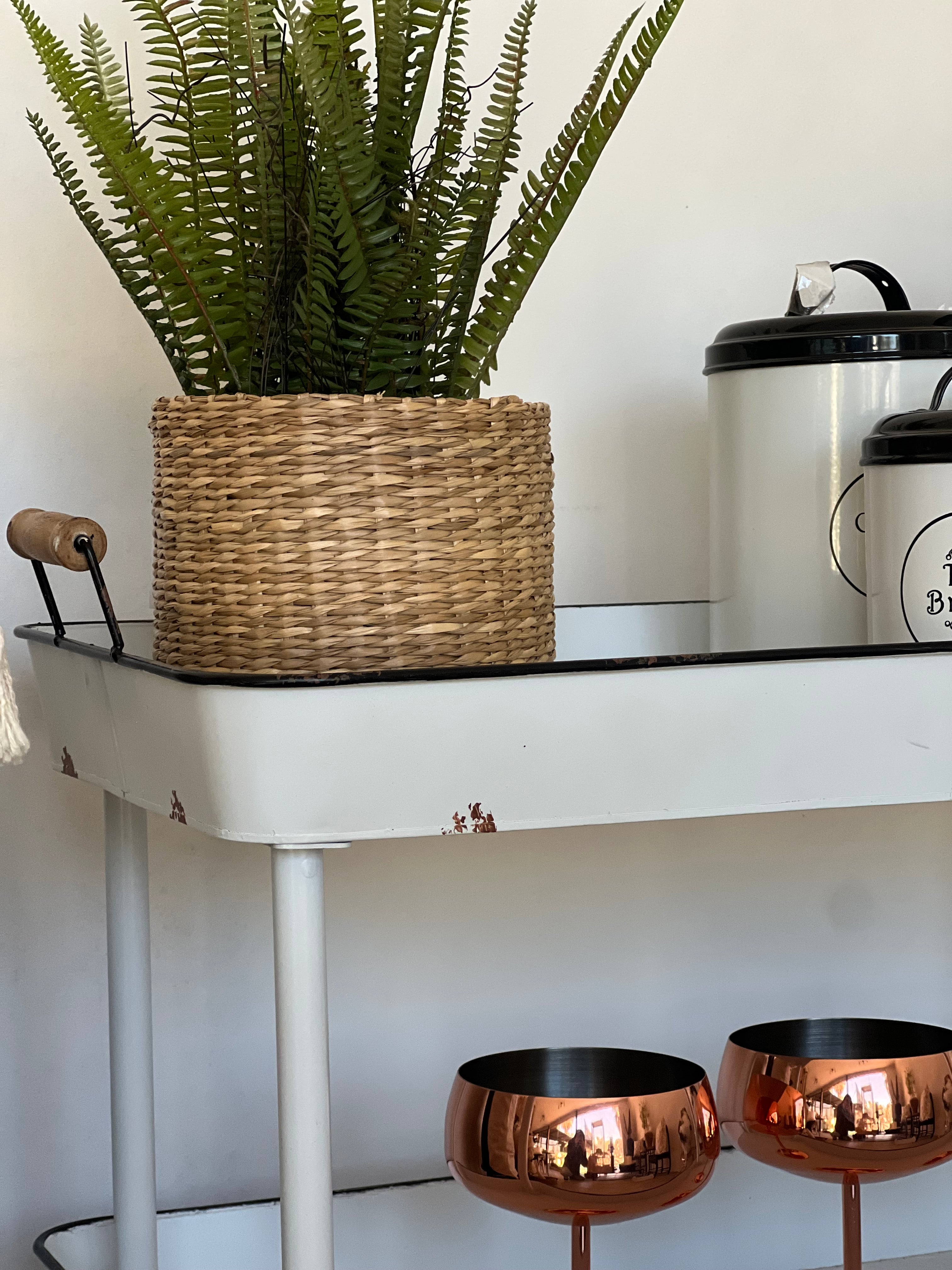 Carro Latón Enlozado