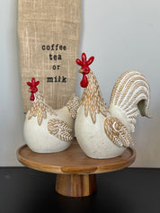 Gallina y Gallo Jaspeado Beige
