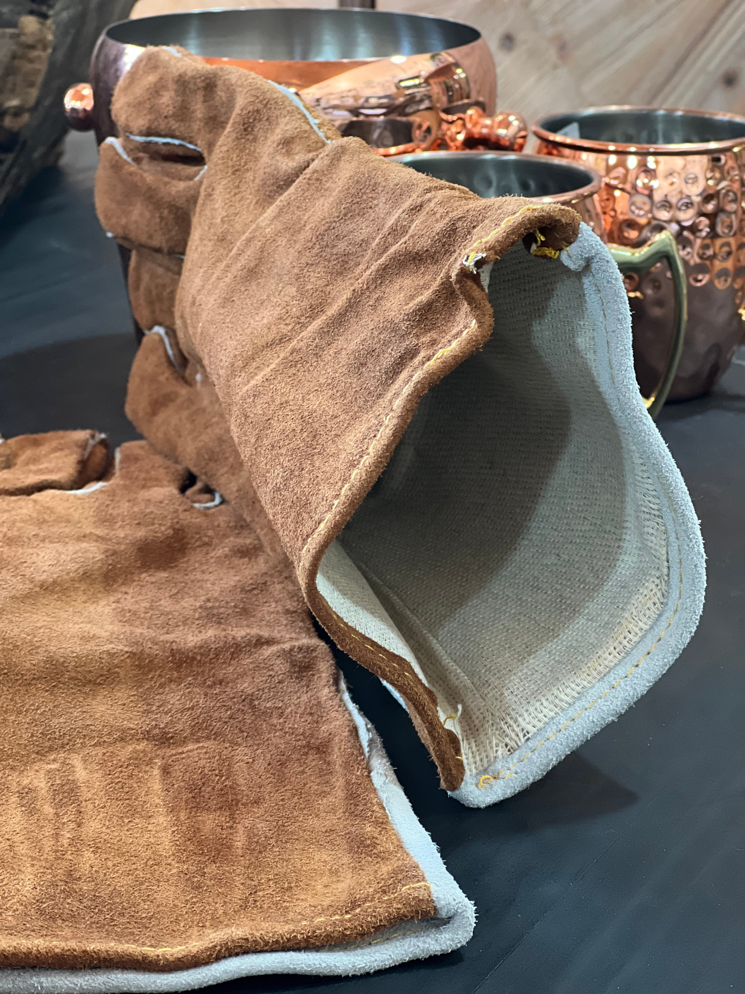 Guantes Parrilleros Café