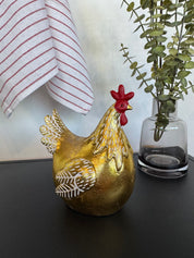 Gallina y Gallo Dorado