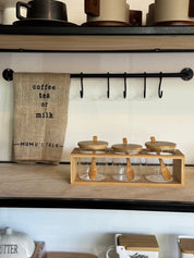 Percha Barra Ganchos Móviles