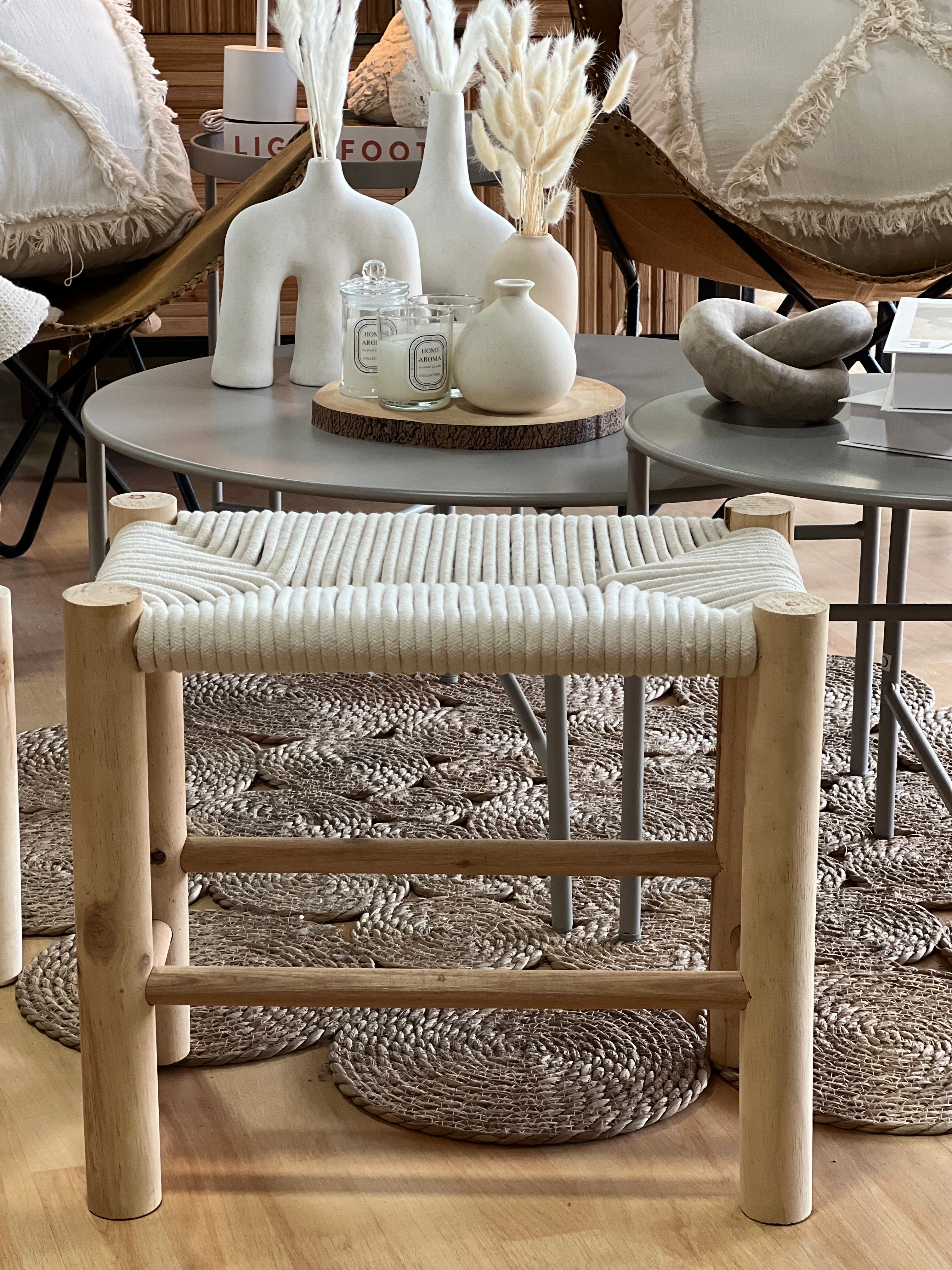 Piso Cordón Blanco Rectangular