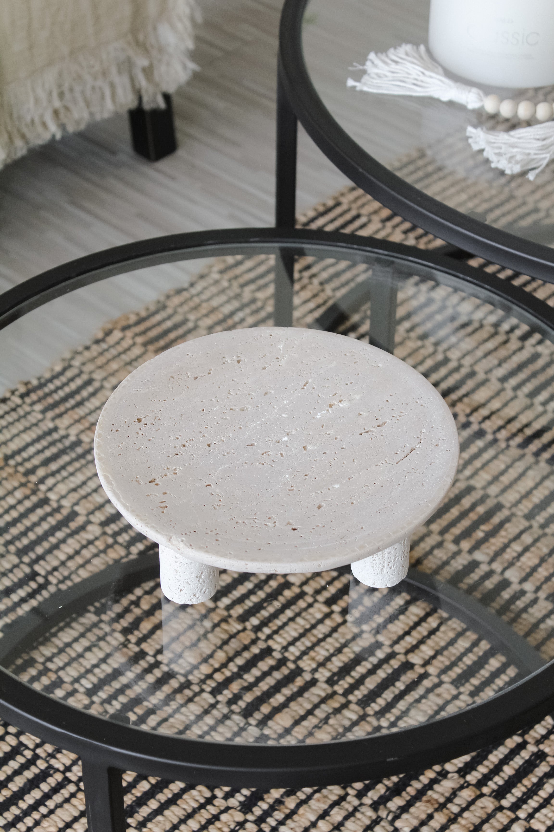 Bandeja Mármol 3 Patas