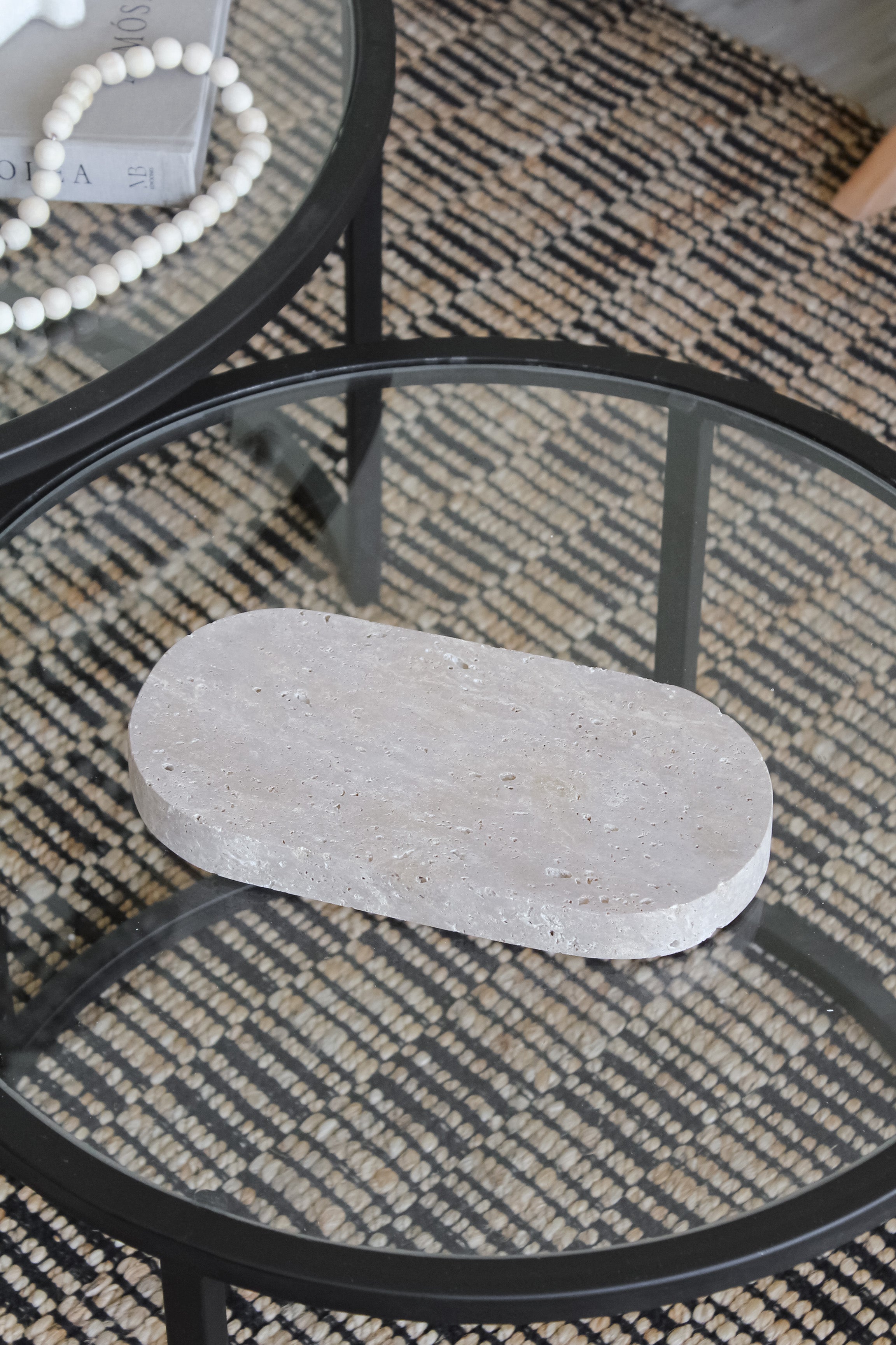 Bandeja Mármol Ovalada