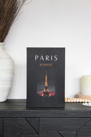 Imitación Libro "Paris" Negro