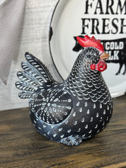 Gallina Echada Negra Pintas