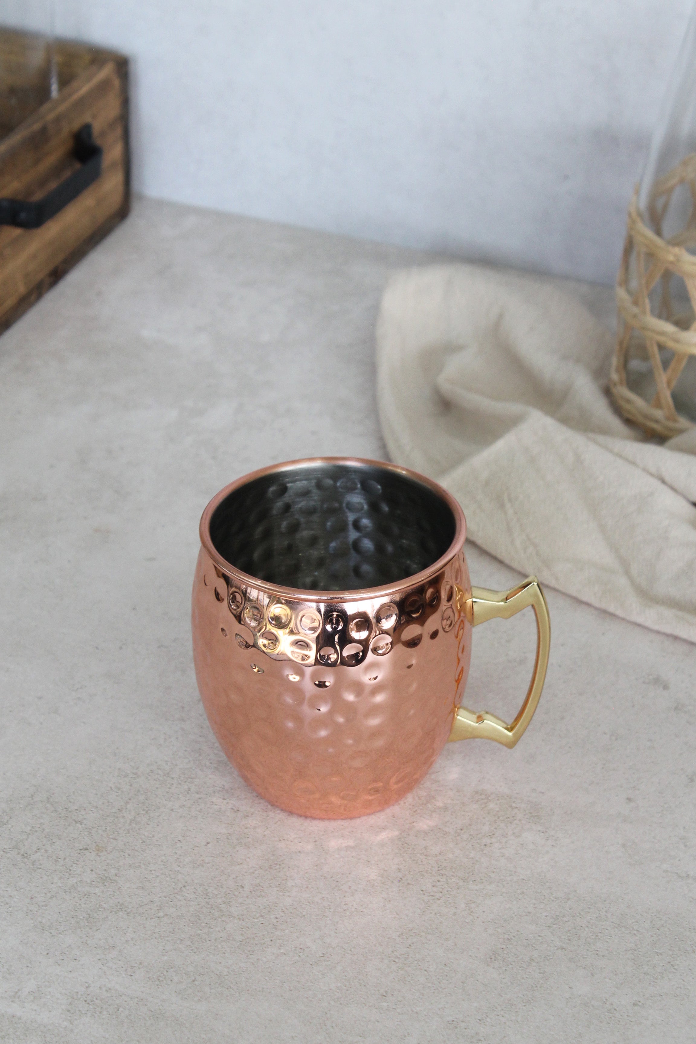 Mug Cobre Martillado