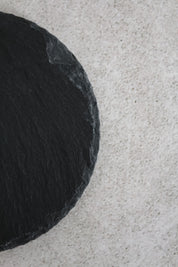 Set Posavasos Piedra Pizarra Negra (x6)