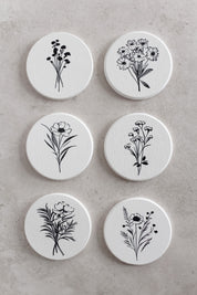 Set Posavasos Flores (x6)