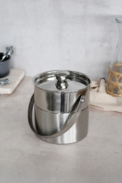 Hielera Acero Plateada