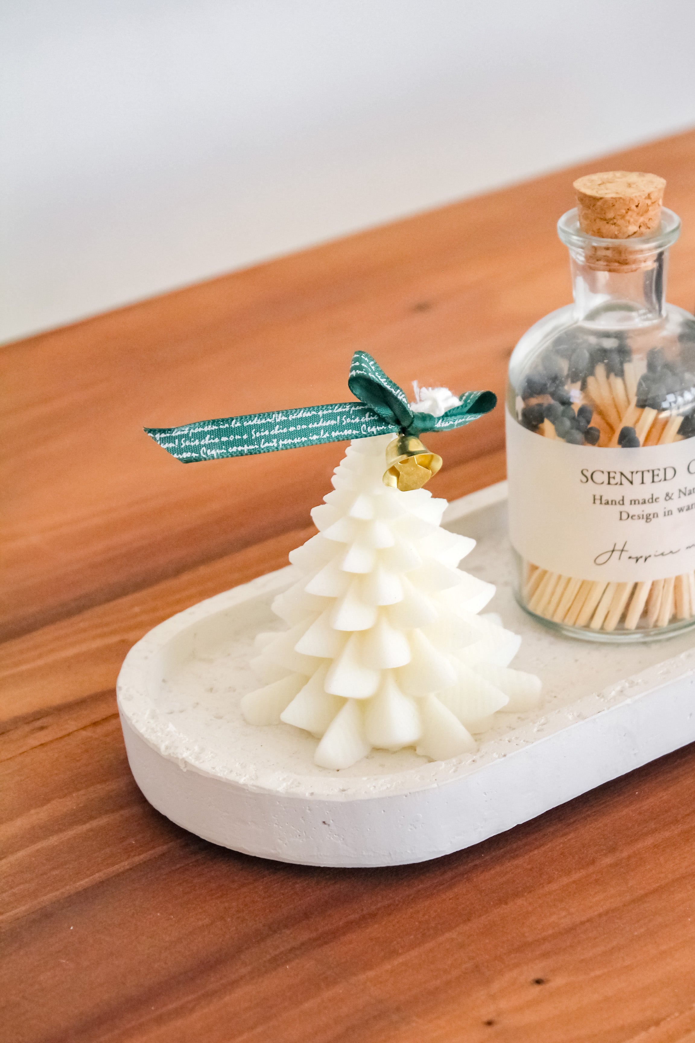 Vela Pino Blanco Puntas