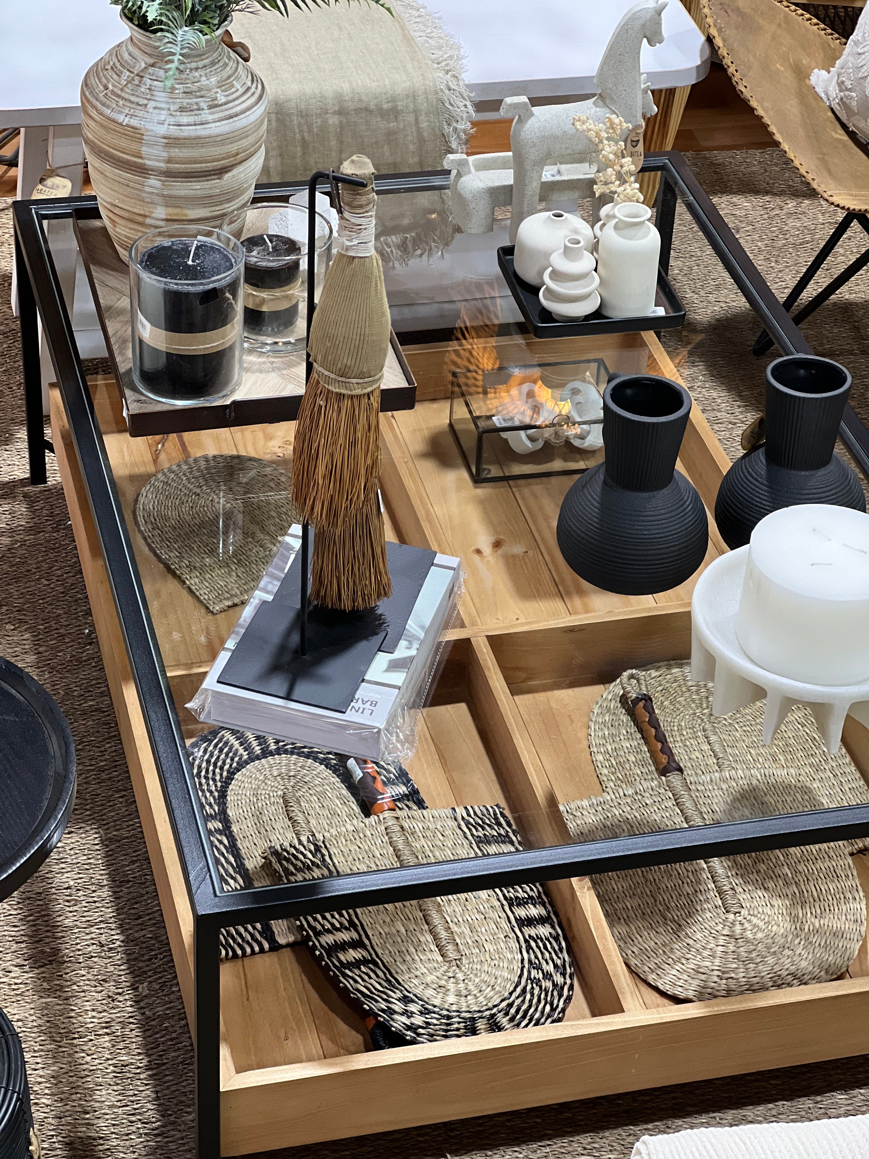 Mesa de Centro Fierro y Madera